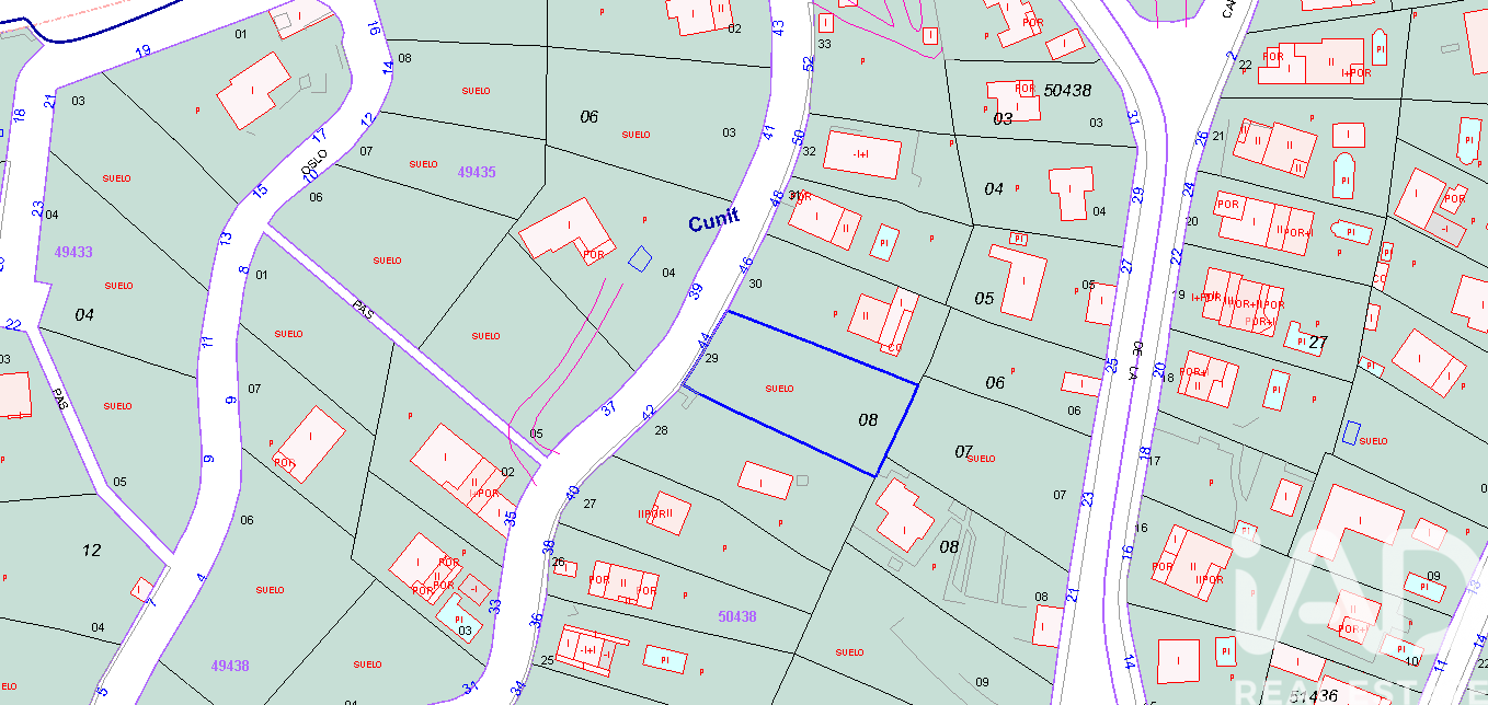 Zemes gabals Cunit, Tarragona, Spānijā 831 m2 Nr. 185107