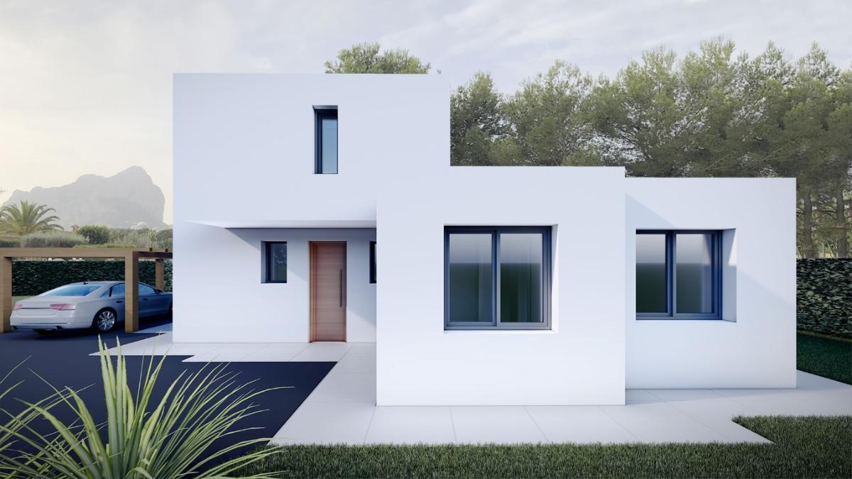 Villa i Calpe, Alicante, Spanien 3 sovrum, 154 kvm. Nr. 80785