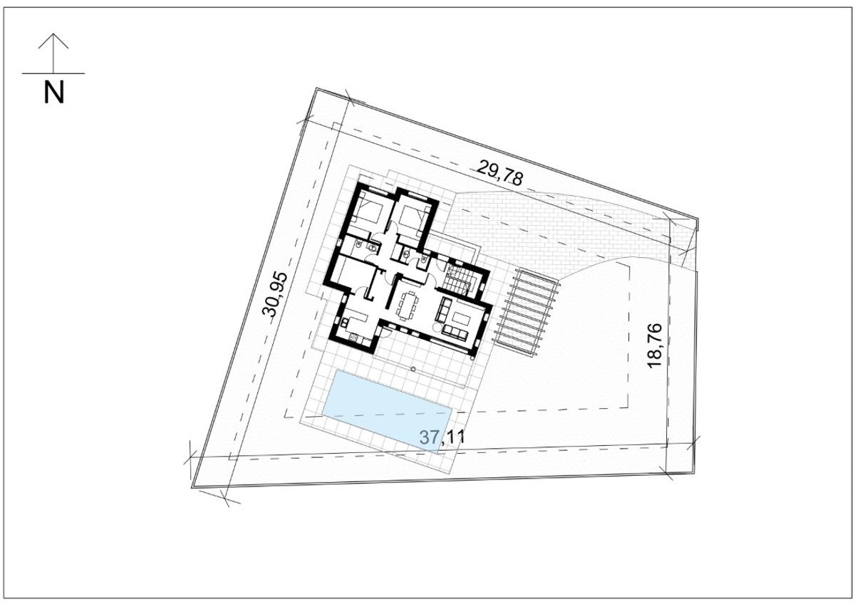 Villa i Calpe, Alicante, Spanien 3 sovrum, 154 kvm. Nr. 80785