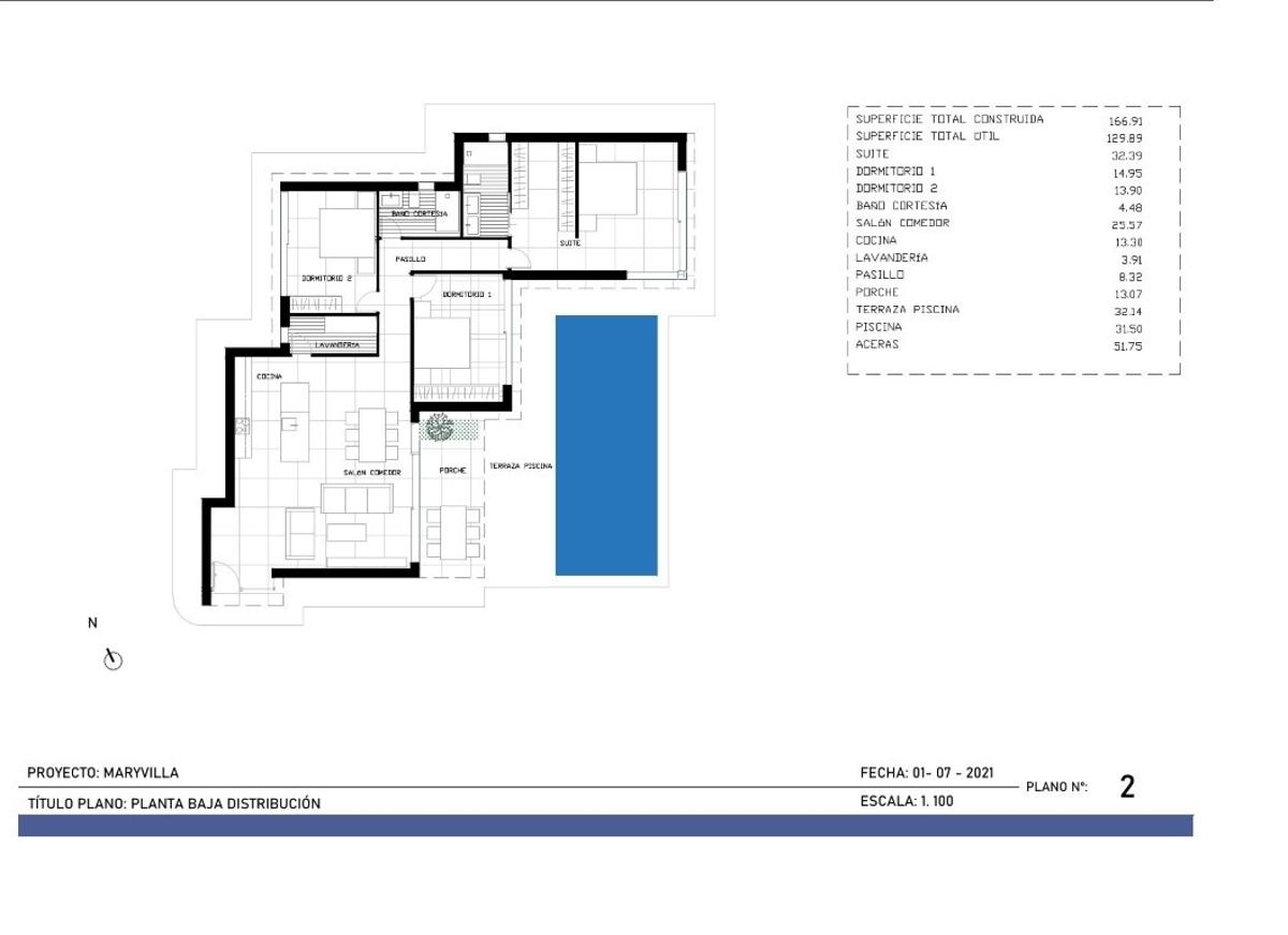 Villa a Calpe, Alicante, Spagna 3 camere da letto, 167 mq. N° 80786