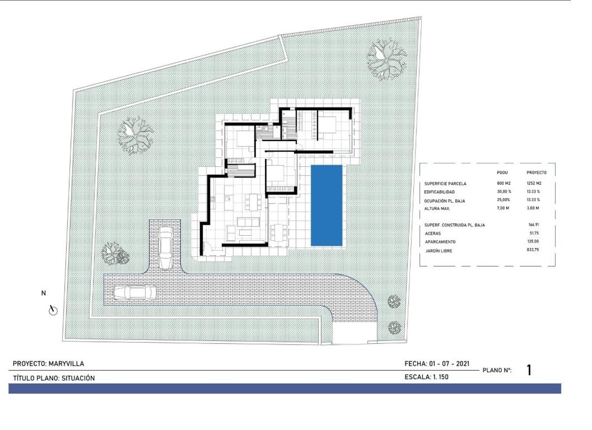 Villa a Calpe, Alicante, Spagna 3 camere da letto, 167 mq. N° 80786