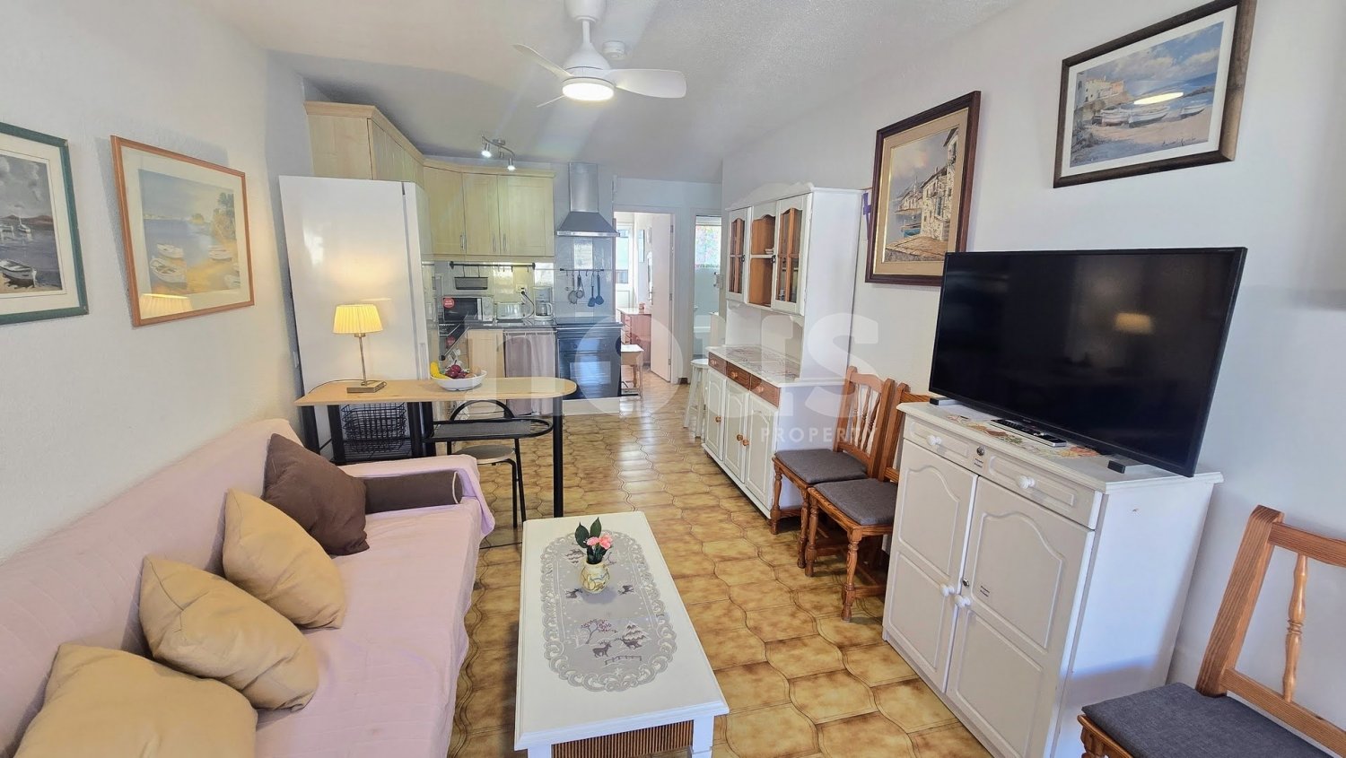 Dzīvoklis Los Cristianos, Tenerife, Spānijā 2 istabas, 46 m2 Nr. 155429