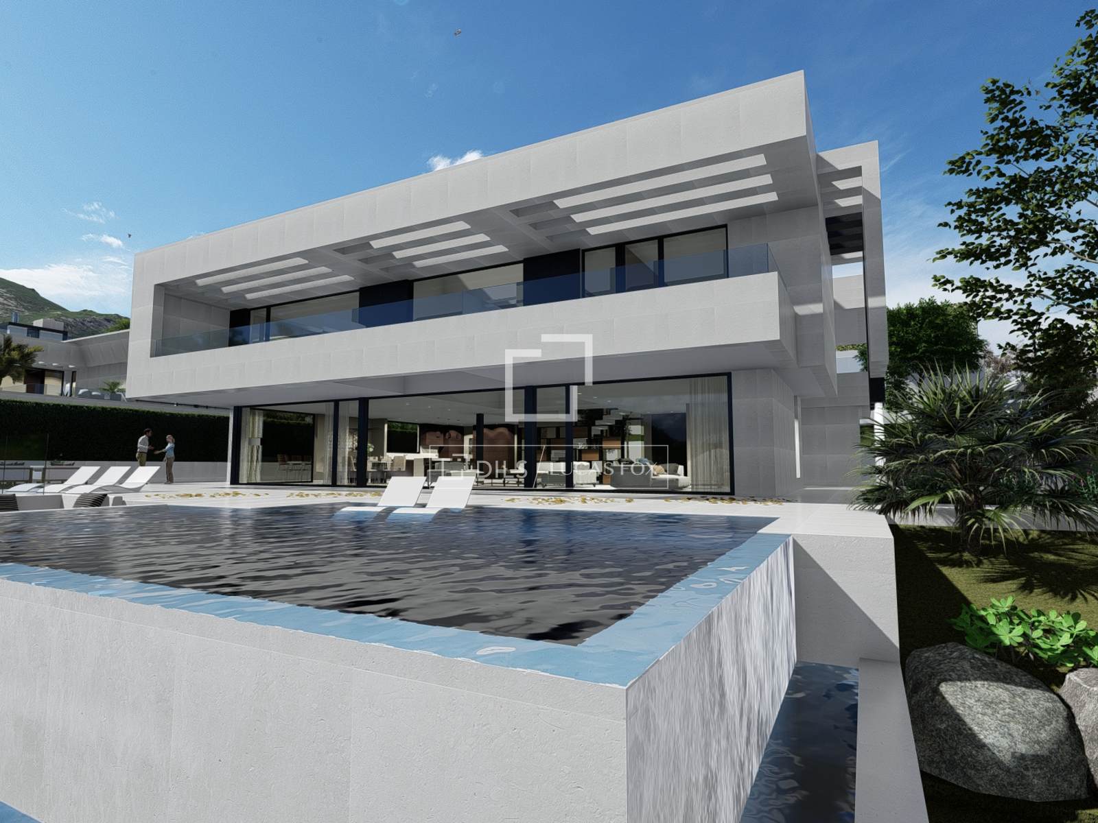 Huvila Teia, Barcelona, Espanja 7 makuuhuonetta, 1000 m2 No. 150420