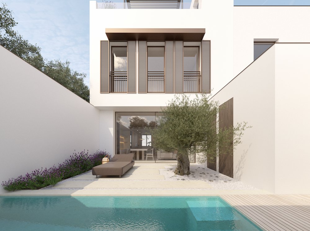 Rindu māja Palma de Majorca, Mallorca, Spānijā 3 istabas, 226 m2 Nr. 109934