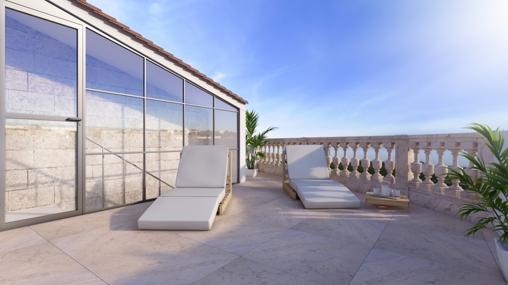 Kaupunkipientalo Palma de Majorca, Mallorca, Espanja 2 makuuhuonetta, 132 m2 No. 109933