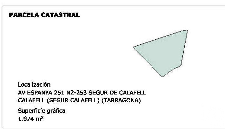 Zemes gabals Segur de Calafell, Tarragona, Spānijā 1974 m2 Nr. 153643