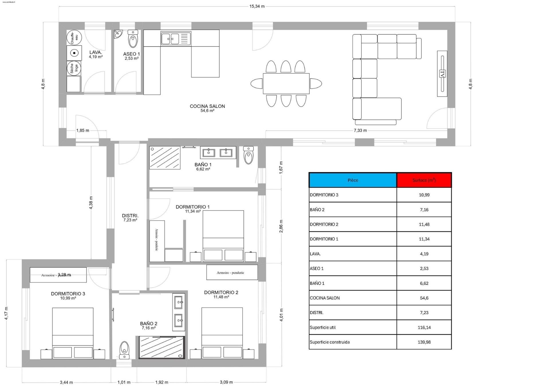 Villa Pinoso, Alicante, Spānijā 3 istabas, 140 m2 Nr. 193404
