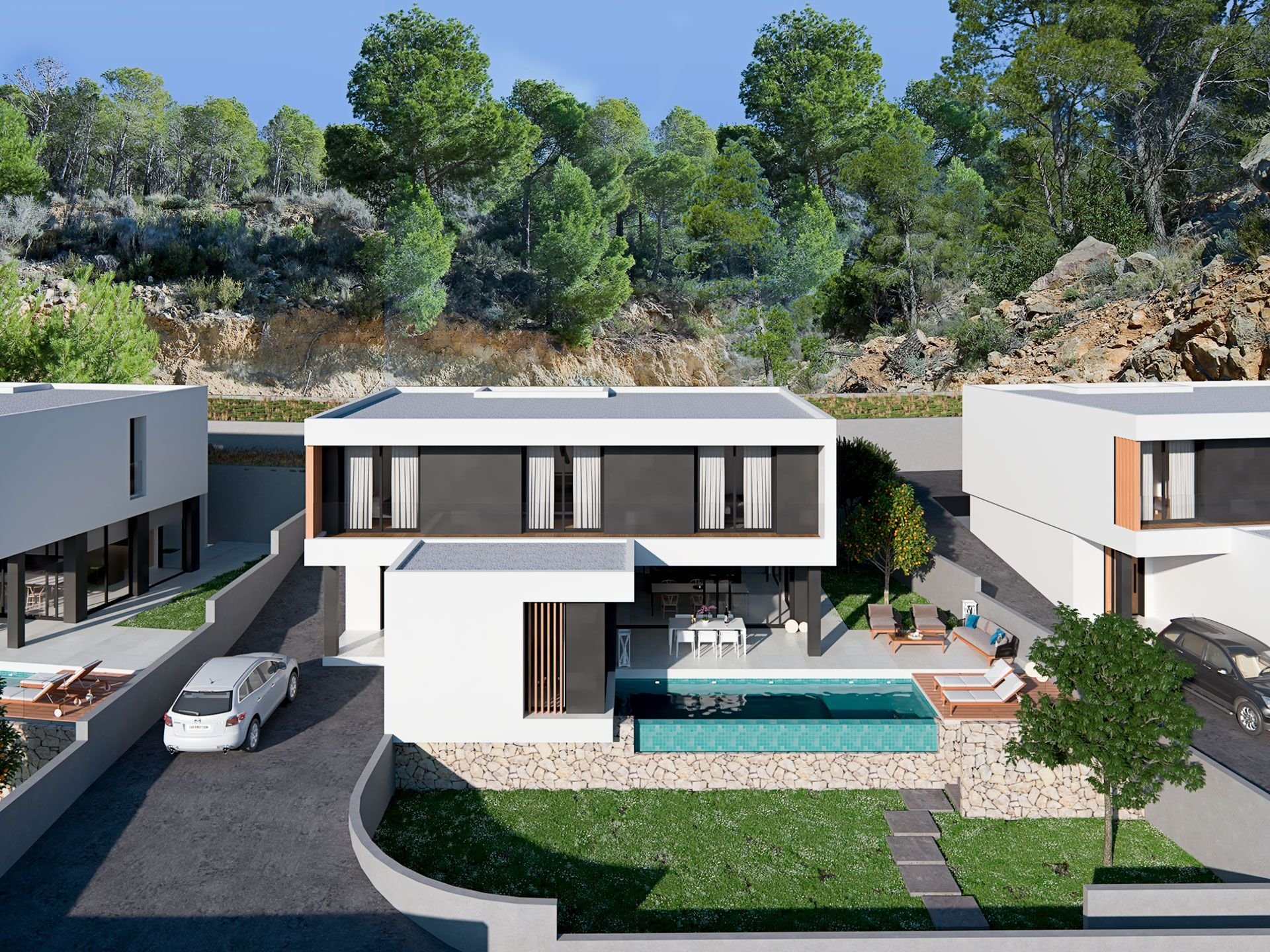 Hus i Callosa D'en Sarria, Alicante, Spanien 4 sovrum, 272 kvm. Nr. 95457