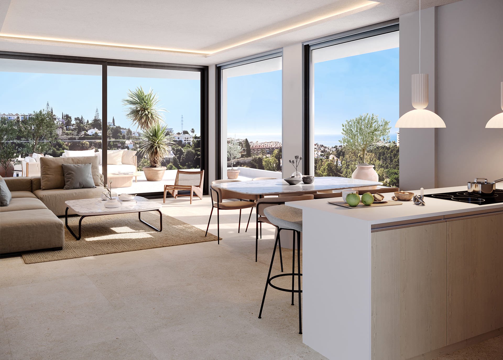 Lägenhet i Fuengirola, Malaga, Spanien 4 sovrum, 230 kvm. Nr. 134705