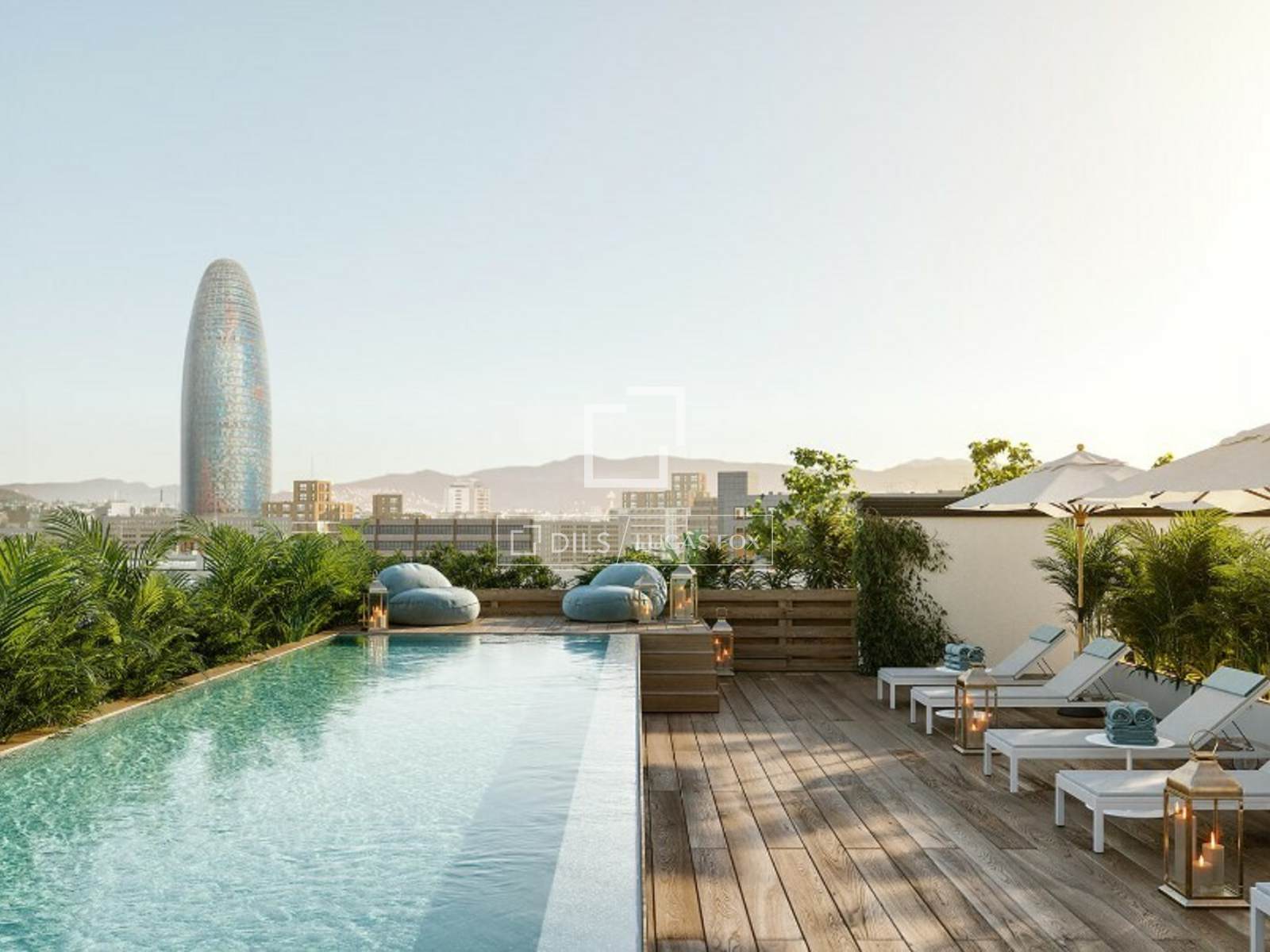 Wohnung in Barcelona, Spanien 1 Schlafzimmer, 59 m2 Nr. 192618