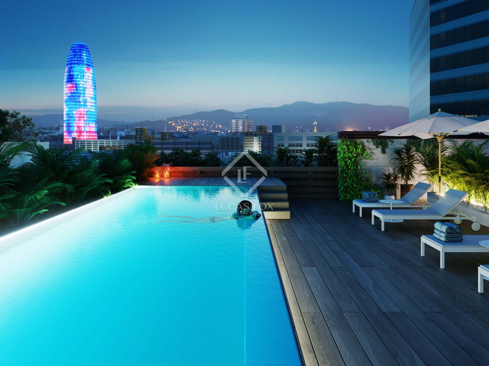 Wohnung in Barcelona, Spanien 1 Schlafzimmer, 59 m2 Nr. 192618
