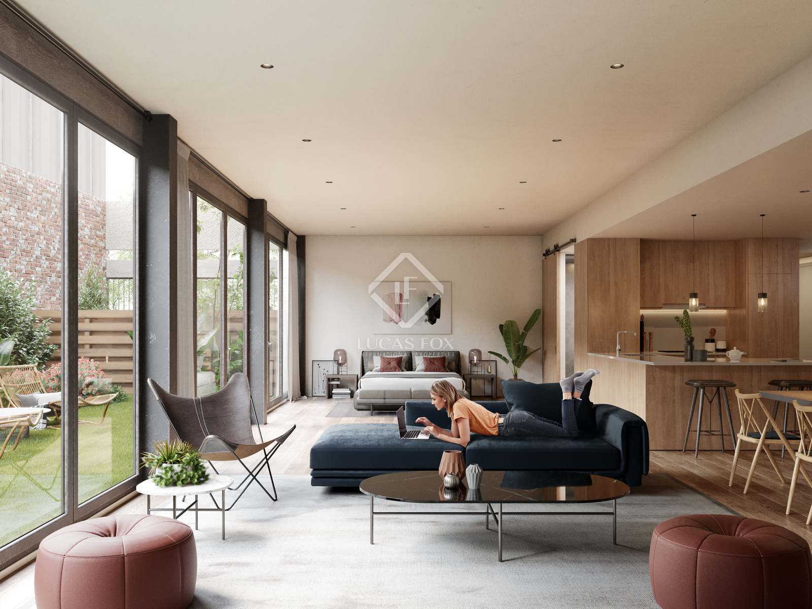 Wohnung in Barcelona, Spanien 1 Schlafzimmer, 59 m2 Nr. 192618