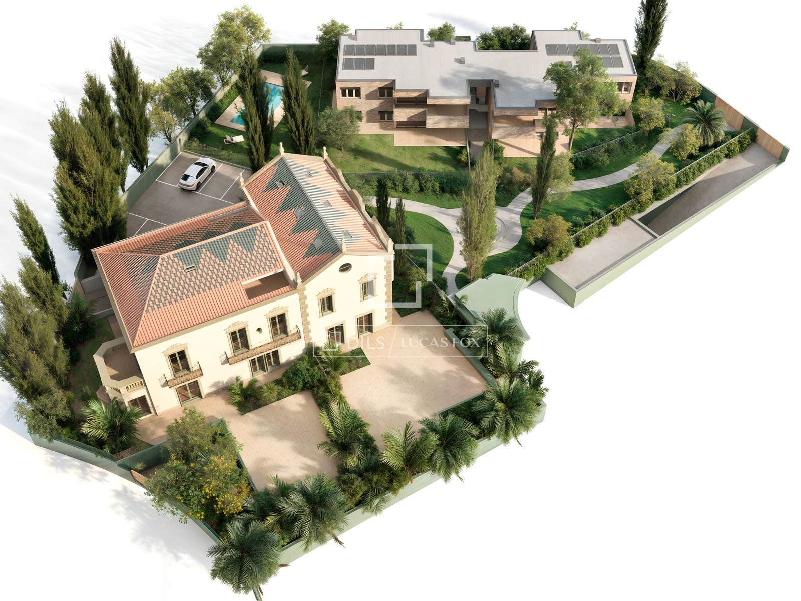 Huoneisto Sant Just Desvern, Barcelona, Espanja 4 makuuhuonetta, 223 m2 No. 150632