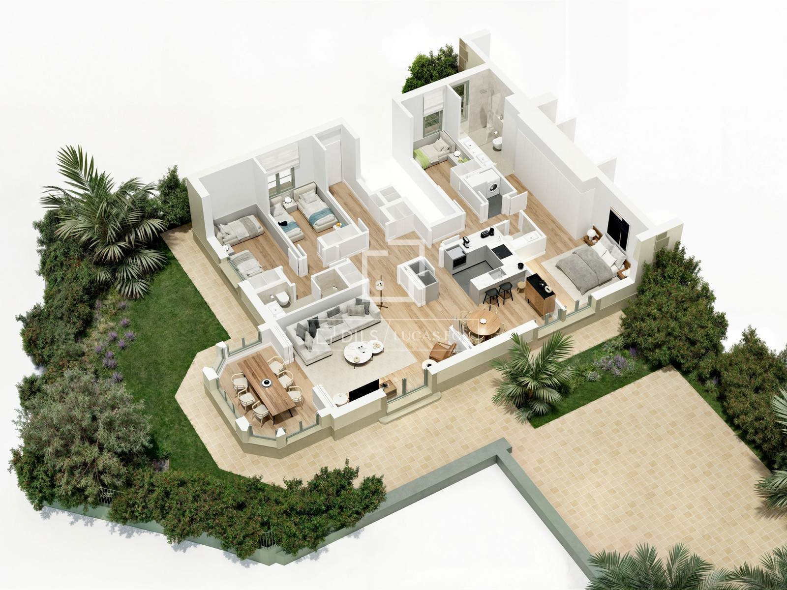 Wohnung in Sant Just Desvern, Barcelona, Spanien 4 Schlafzimmer, 149 m2 Nr. 150631