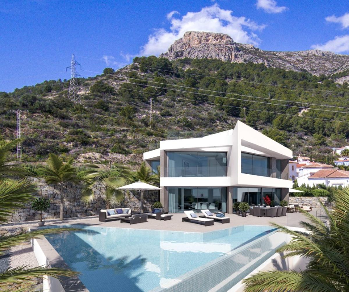 Villa Calpe, Alicante, Spānijā 4 istabas, 410 m2 Nr. 80517