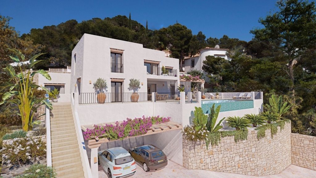 Willa w Moraira, Alicante, Hiszpania 4 sypialnie, 303 mkw. nr 99586