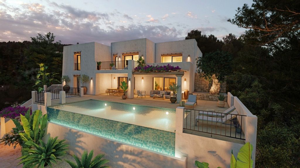 Willa w Moraira, Alicante, Hiszpania 4 sypialnie, 303 mkw. nr 99586