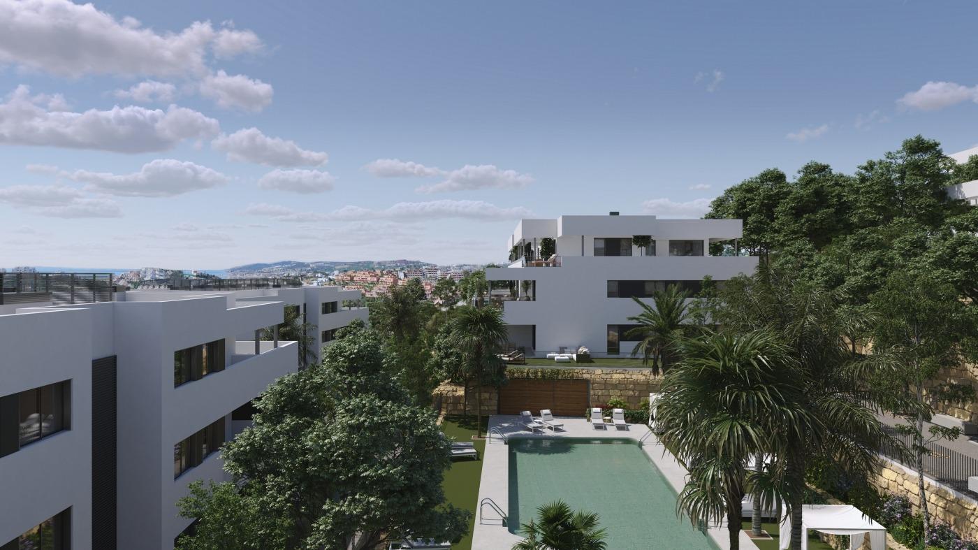 Takvåning i Casares, Malaga, Spanien 3 sovrum, 117 kvm. Nr. 169243