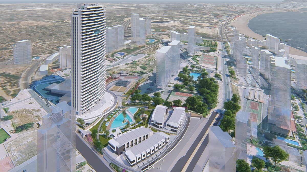 Lägenhet i Finestrat, Alicante, Spanien 2 sovrum, 103 kvm. Nr. 164978