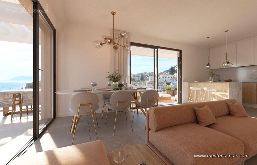 Apartment in Rincon de la Victoria, Malaga, Spain 2 bedrooms, 92 sq.m. No. 155807