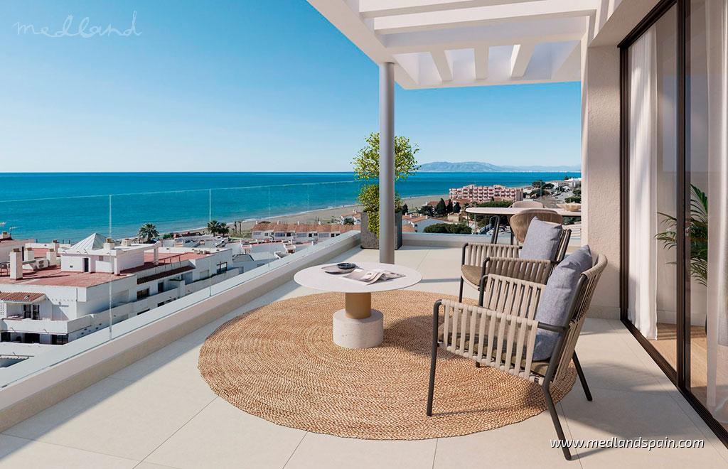 Apartment in Rincon de la Victoria, Malaga, Spain 2 bedrooms, 92 sq.m. No. 155807