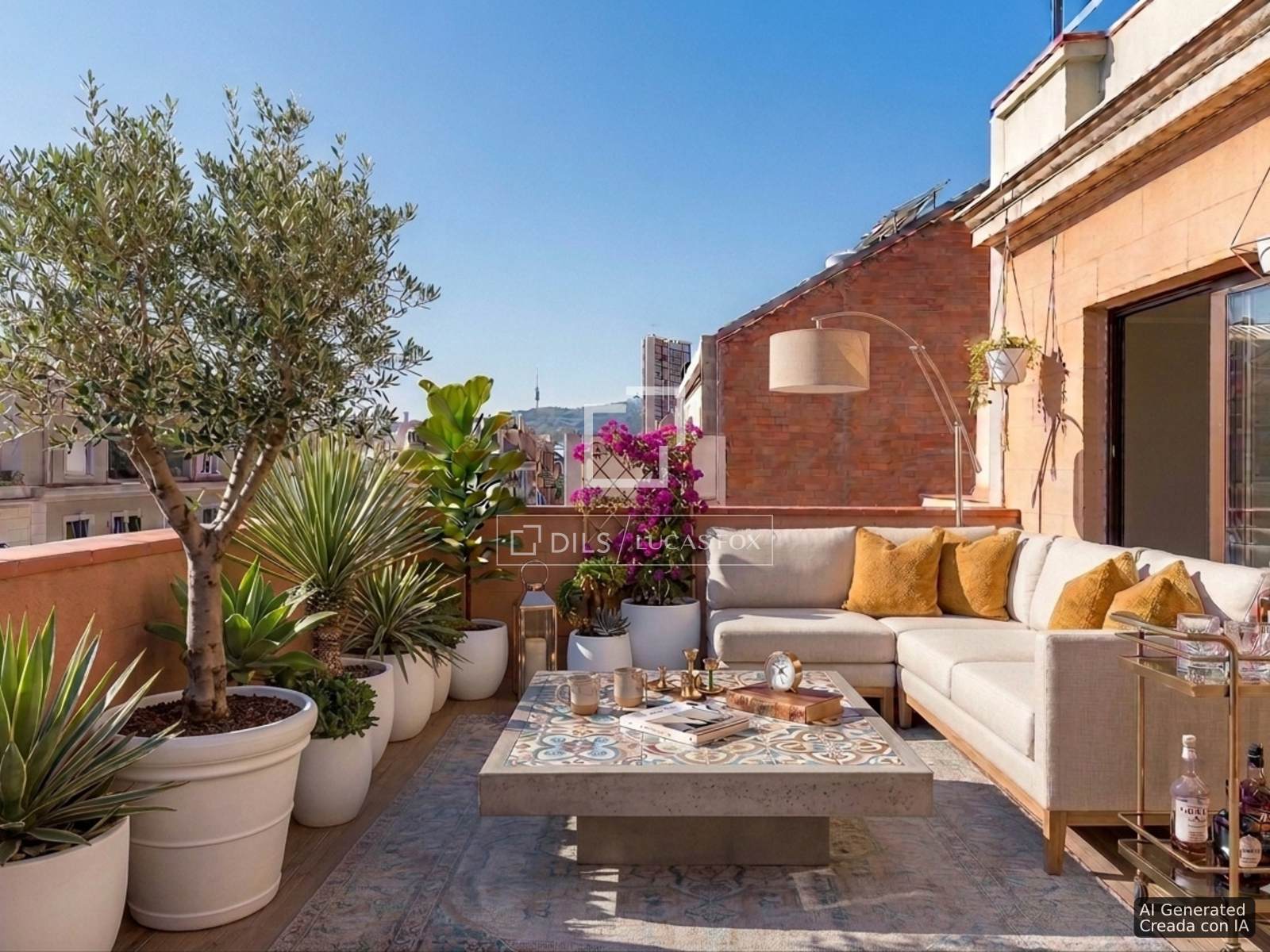 Penthäuser in Barcelona, Spanien 2 Schlafzimmer, 62 m2 Nr. 168939