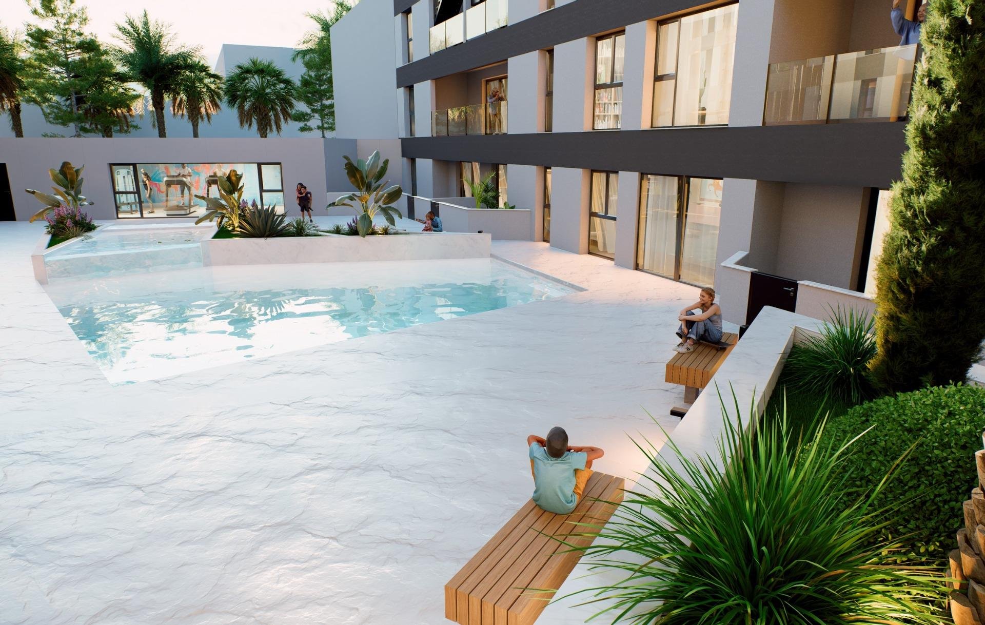 Apartment in San Pedro del Pinatar, Murcia, Spain 2 bedrooms, 69 sq.m. No. 156043