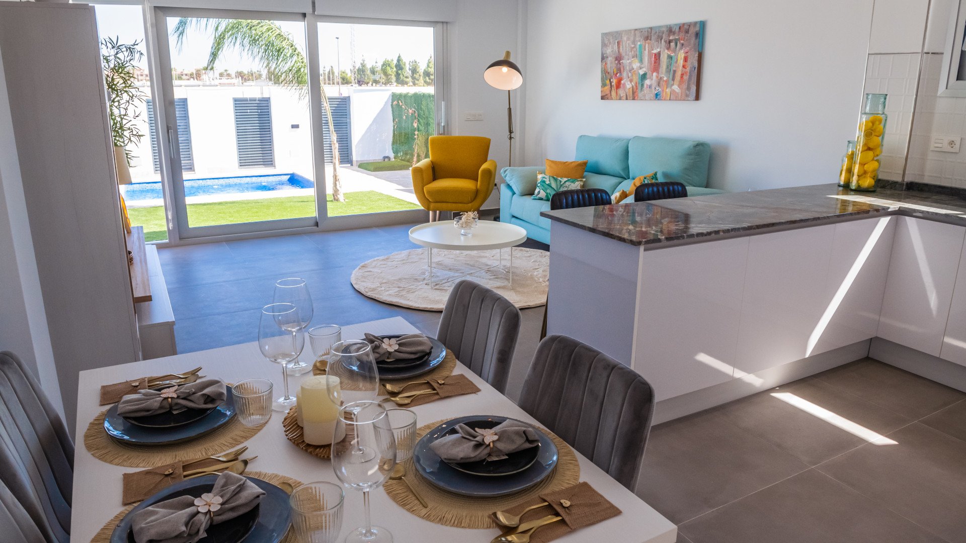 Villa en SALADO VILLAGE, Los Alcazares, Murcia, Espagne 3 chambres, 106 m2 No. 161091