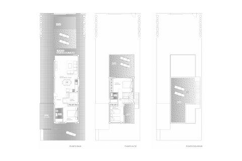 Layout 3 bedrooms, 106 sq.m. in SALADO VILLAGE in Los Alcazares, Murcia, Spain No. 161090