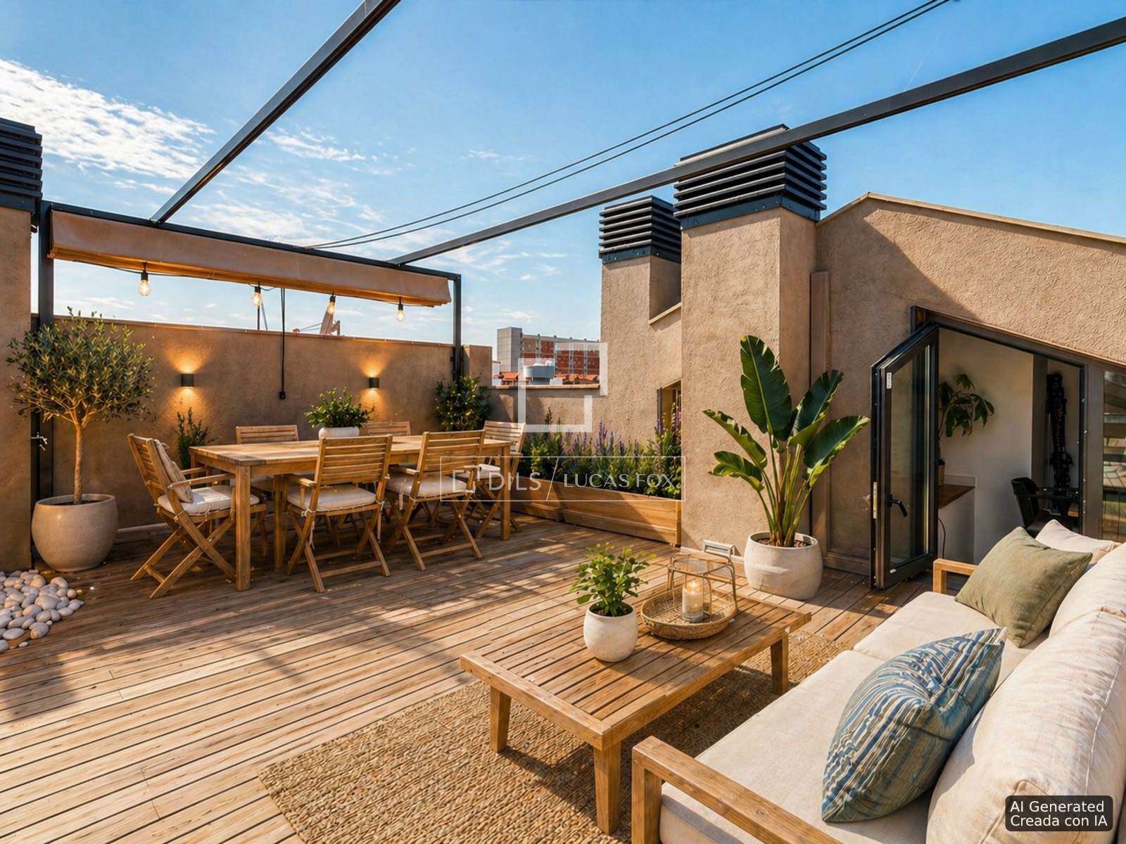 Penthouse in Barcelona, Spain 3 bedrooms, 128 sq.m. No. 166320