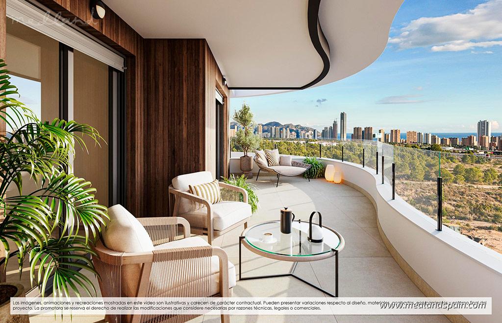 Apartment à Finestrat, Alicante, Espagne 2 chambres, 88 m2 No. 192954