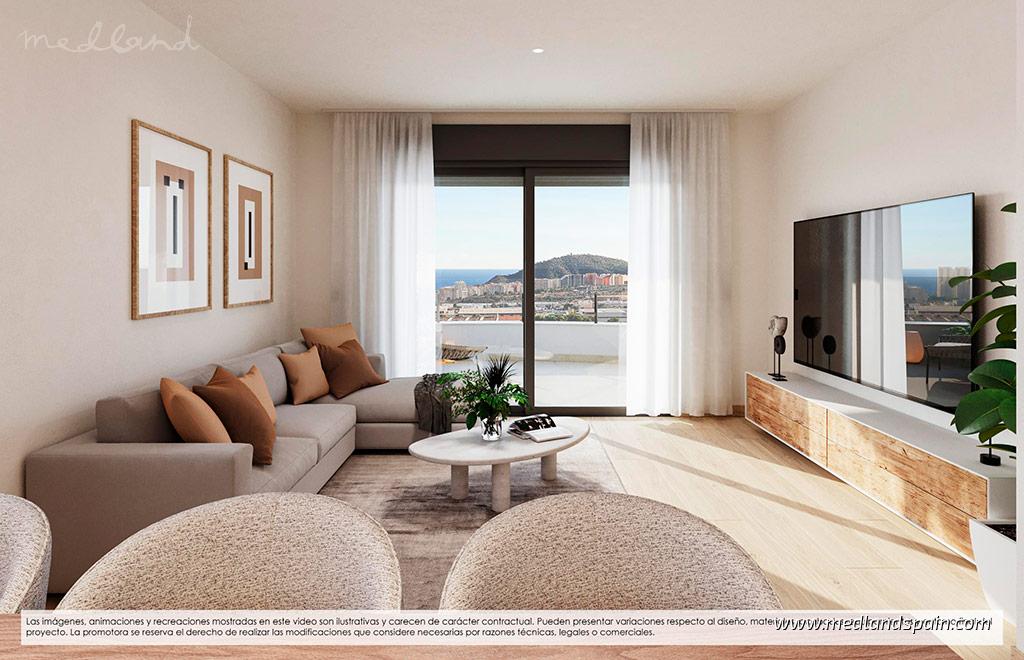 Apartment à Finestrat, Alicante, Espagne 2 chambres, 88 m2 No. 192954