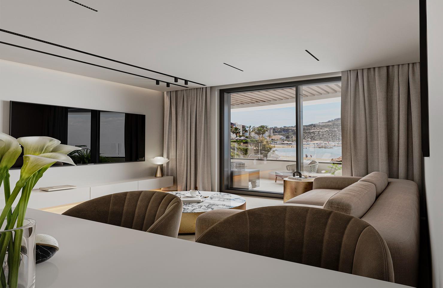 Appartamento a Calpe, Alicante, Spagna 3 camere da letto, 90 mq. N° 179708