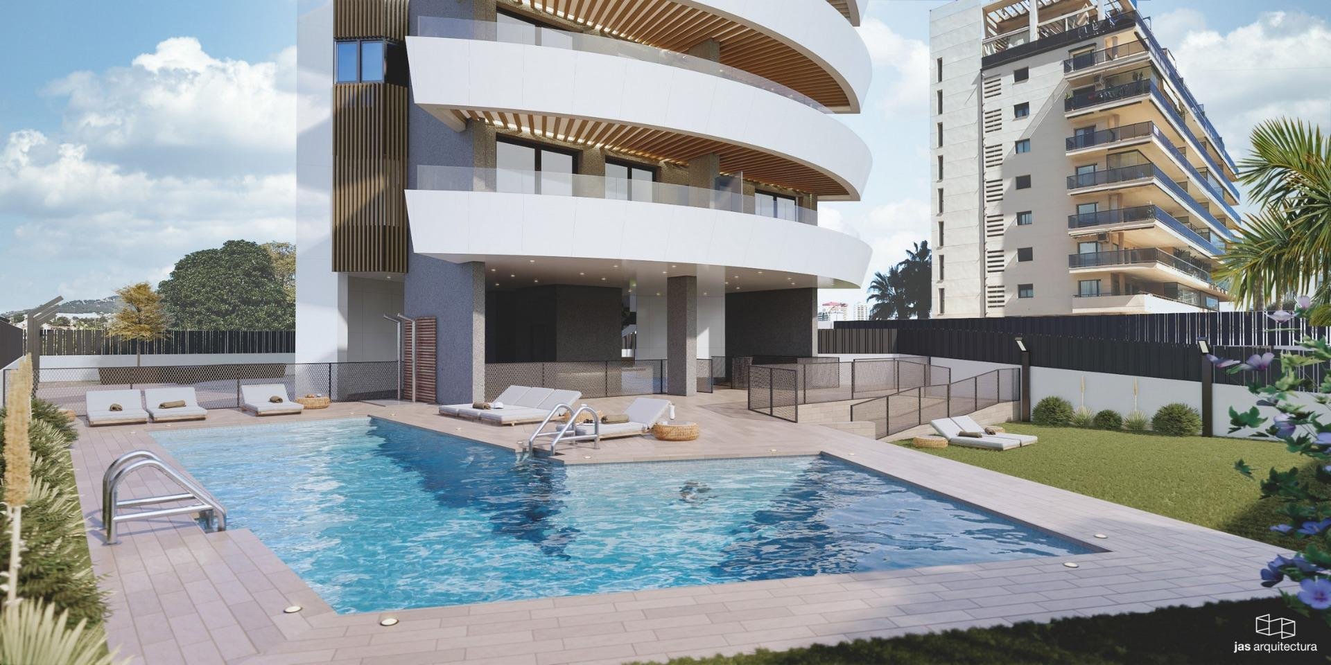 Appartamento a Calpe, Alicante, Spagna 3 camere da letto, 90 mq. N° 179708