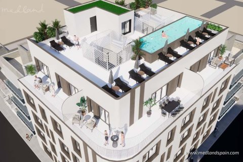 Apartment in Torrevieja, Alicante, Spain 3 bedrooms, 107 sq.m. No. 139067