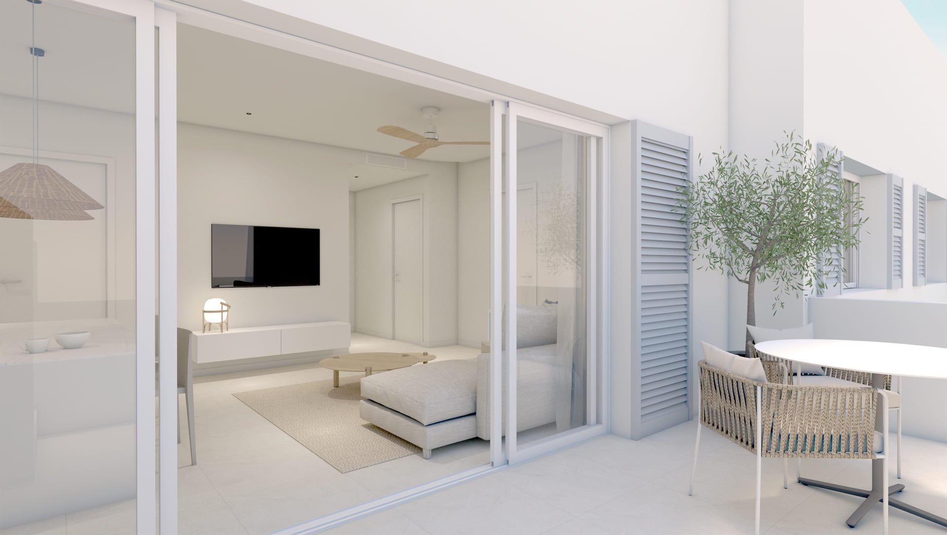 Apartment in Torre de la Horadada, Alicante, Spain 2 bedrooms, 76 sq.m. No. 110274