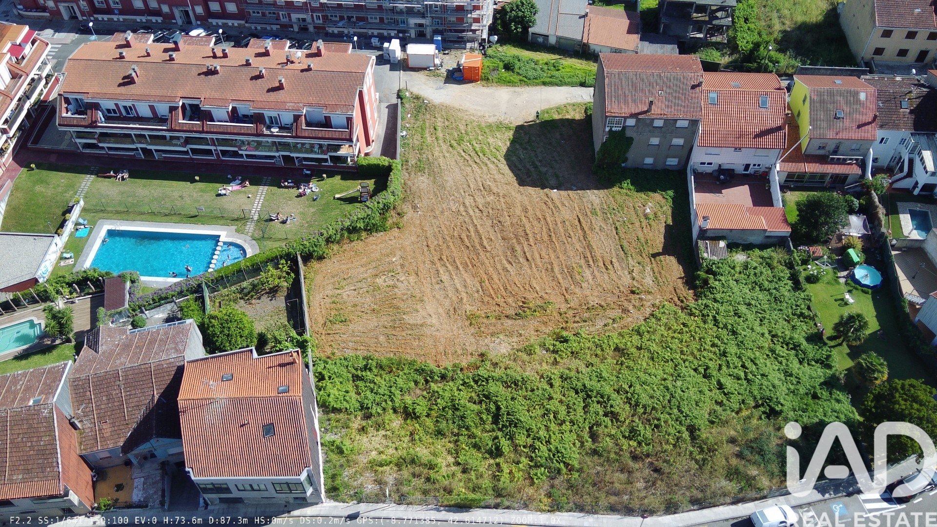 Zemes gabals Vilagarcia de Arousa, Pontevedra, Spānijā 2453 m2 Nr. 188192