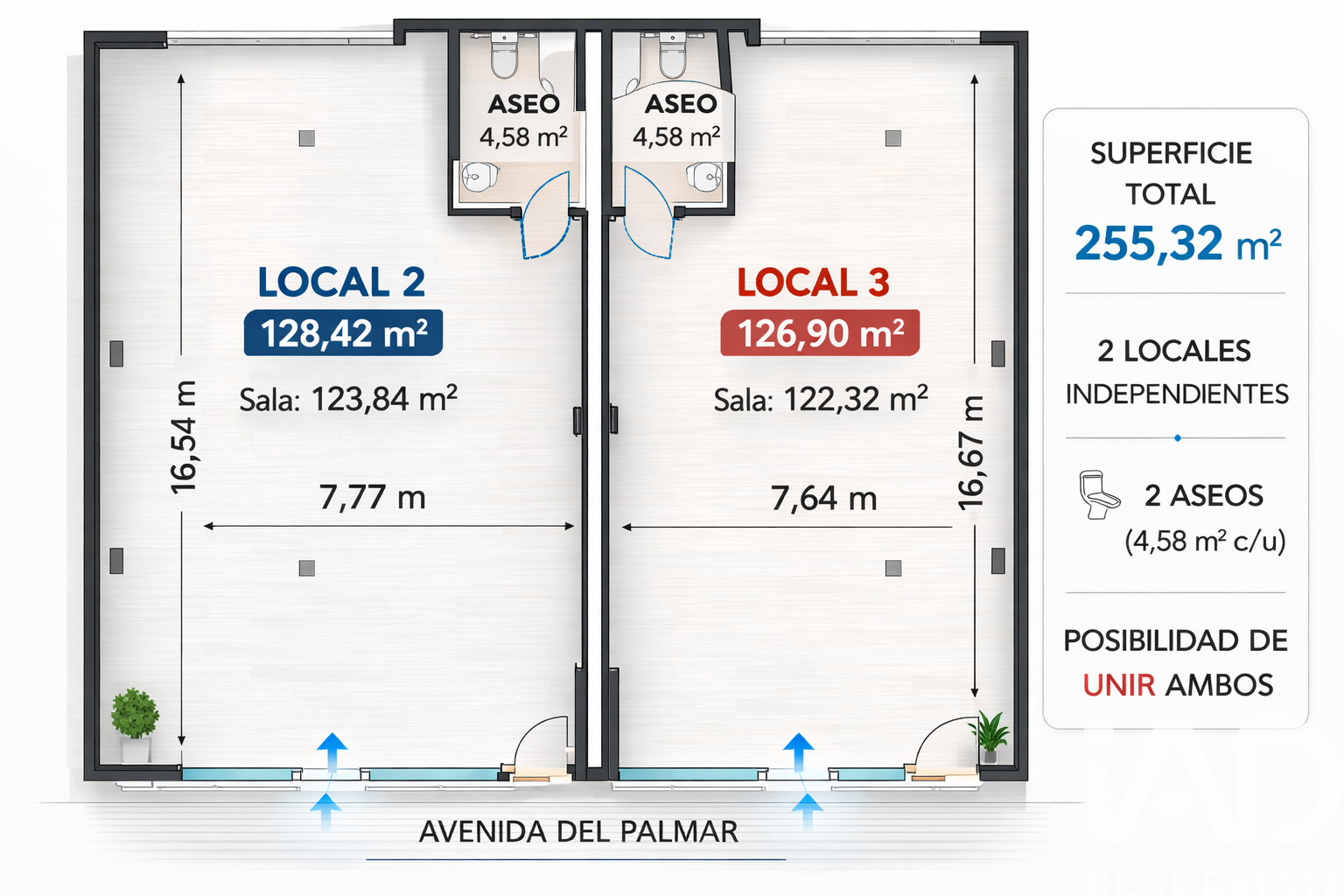 Commercial property à Murcia, Espagne 2 chambres, 255 m2 No. 173413
