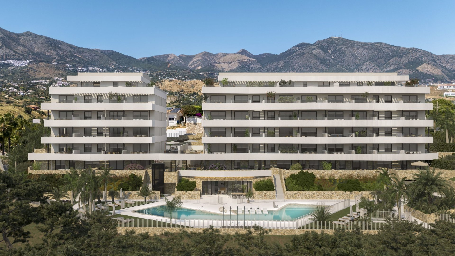 Wohnung in Mijas, Malaga, Spanien 3 Schlafzimmer, 147 m2 Nr. 194197