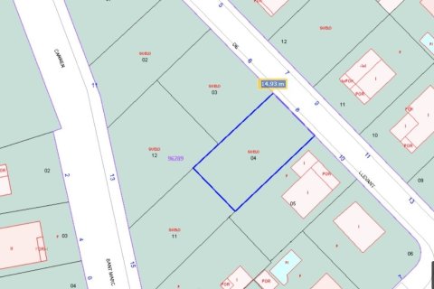 Land plot in Sant Jaume dels Domenys, Tarragona, Spain 412 sq.m. No. 186029
