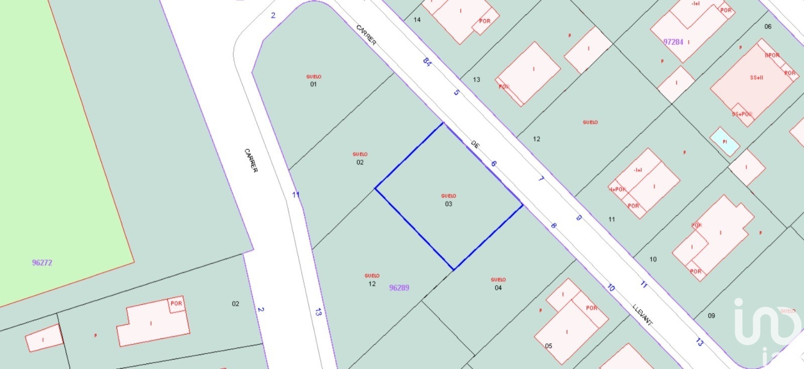 Land plot in Sant Jaume dels Domenys, Tarragona, Spain 419 sq.m. No. 186030