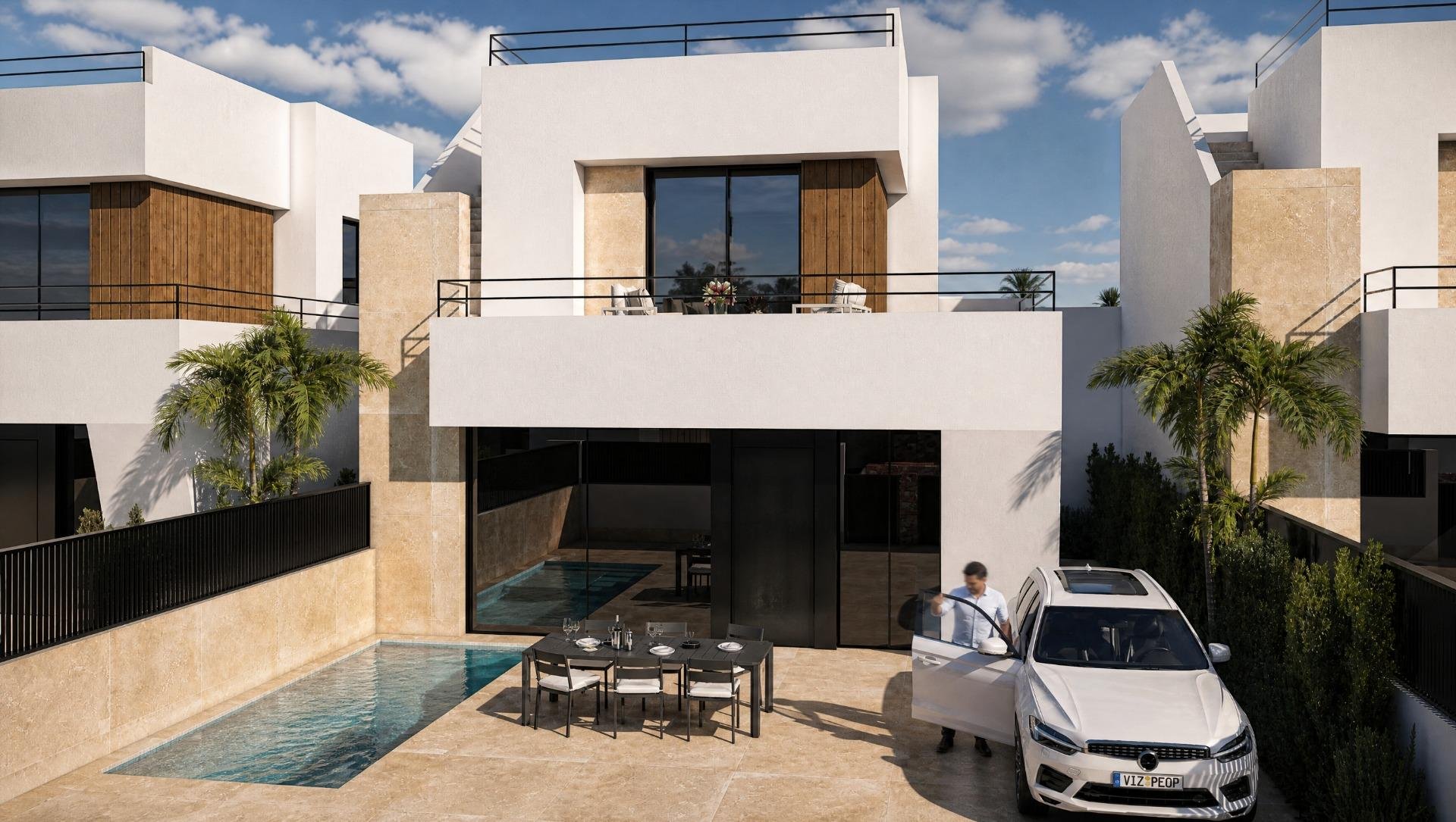 Villa en Alhama de Murcia, Murcia, España 3 dormitorios, 105 m2 No. 193617
