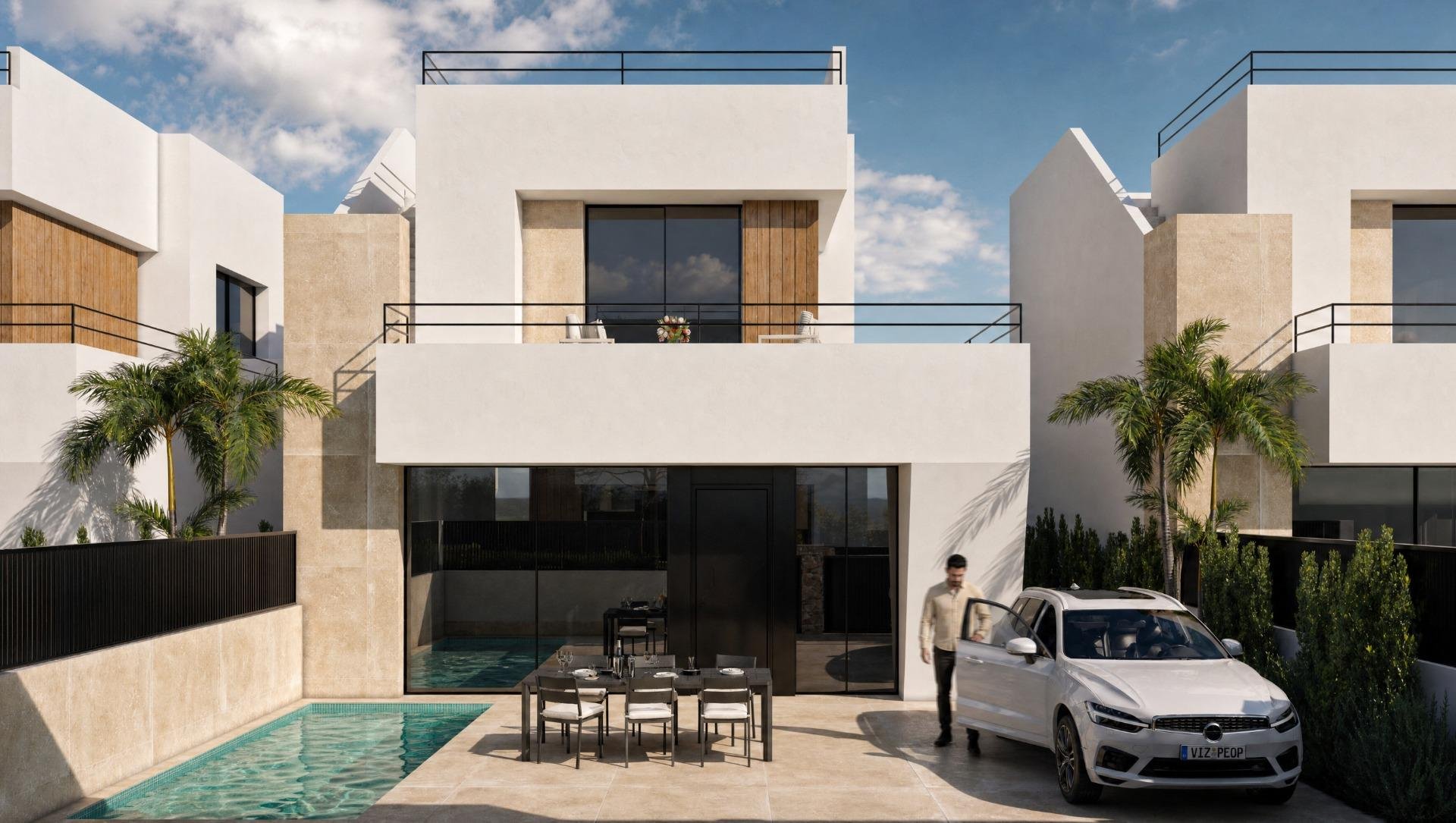 Villa en Alhama de Murcia, Murcia, España 3 dormitorios, 105 m2 No. 193617