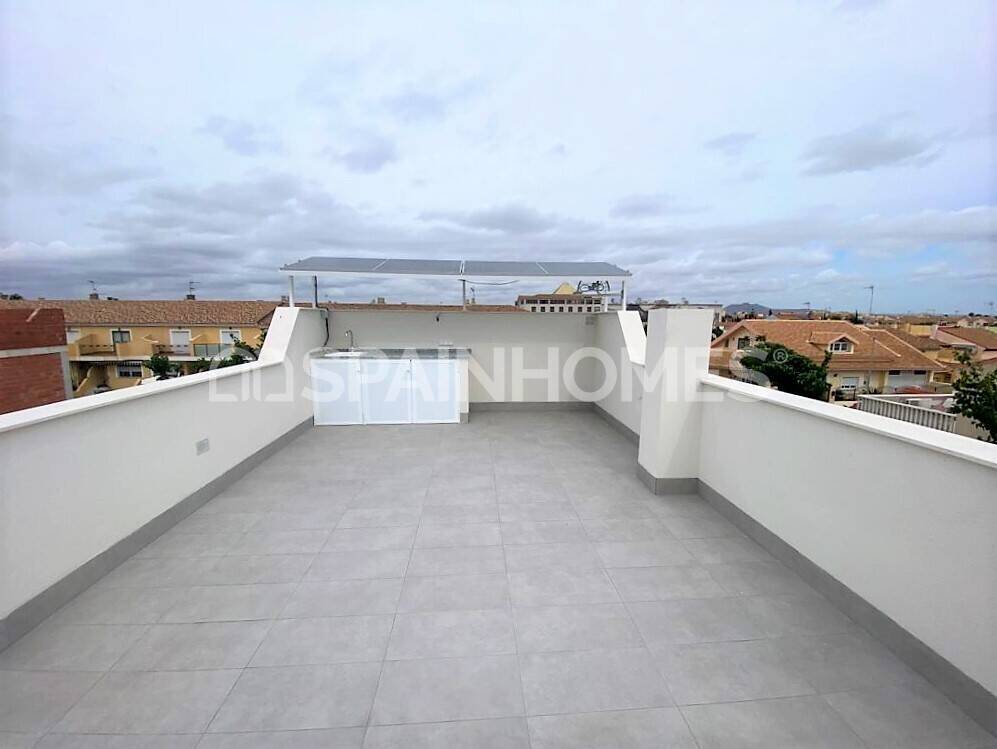 Villa en Los Alcázares, Murcia, España 3 dormitorios, 101 m2 No. 104413