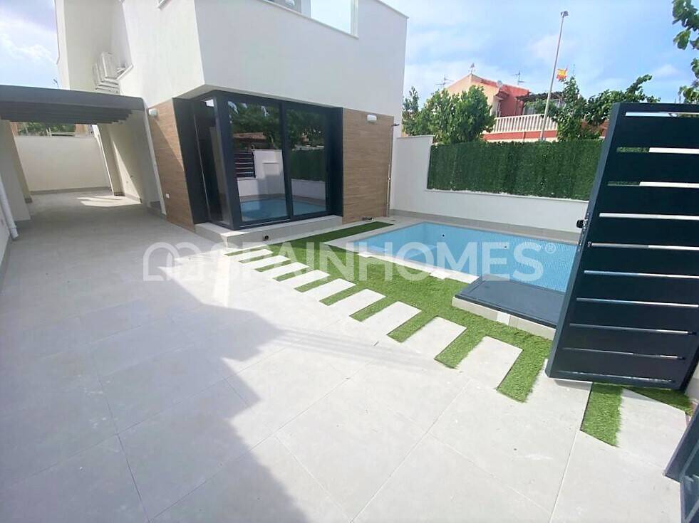 Villa en Los Alcázares, Murcia, España 3 dormitorios, 101 m2 No. 104413