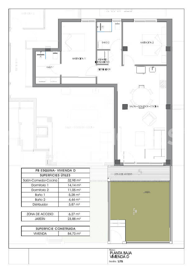 Apartment in Villajoyosa, Alicante, Spain 2 bedrooms, 86 sq.m. No. 177902