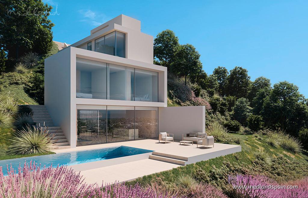 Villa en Benissa, Alicante, España 4 dormitorios, 232 m2 No. 73182