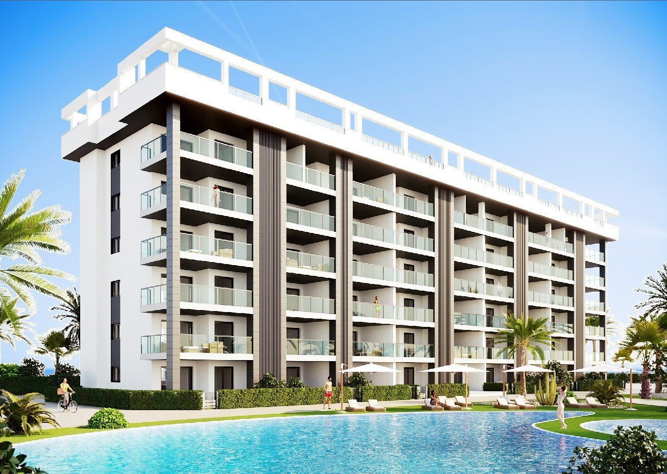 Dzīvoklis La Mata, Alicante, Spānijā 2 istabas, 79 m2 Nr. 80874
