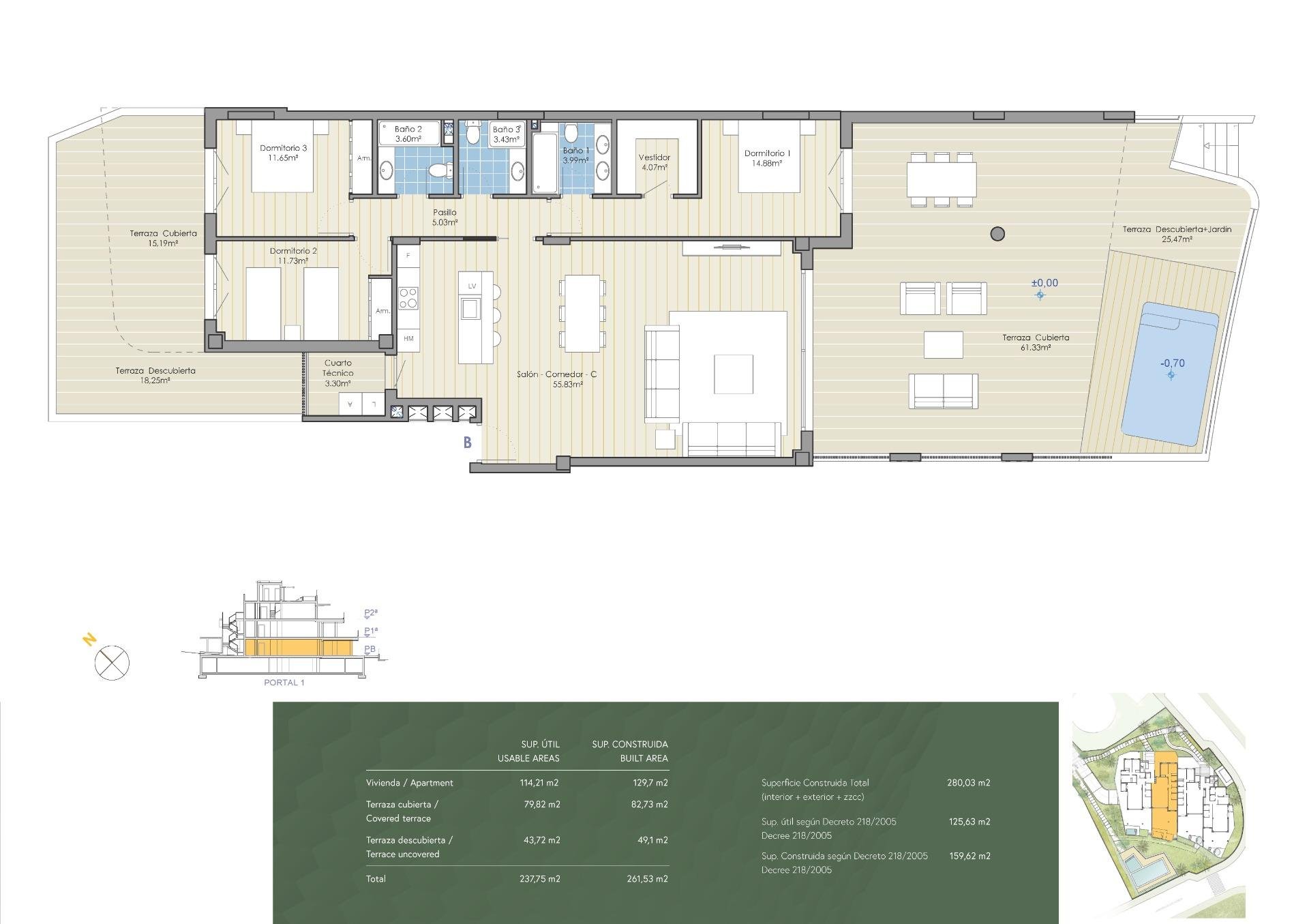 Apartment in Marbella, Malaga, Spain 3 bedrooms, 159 sq.m. No. 187504