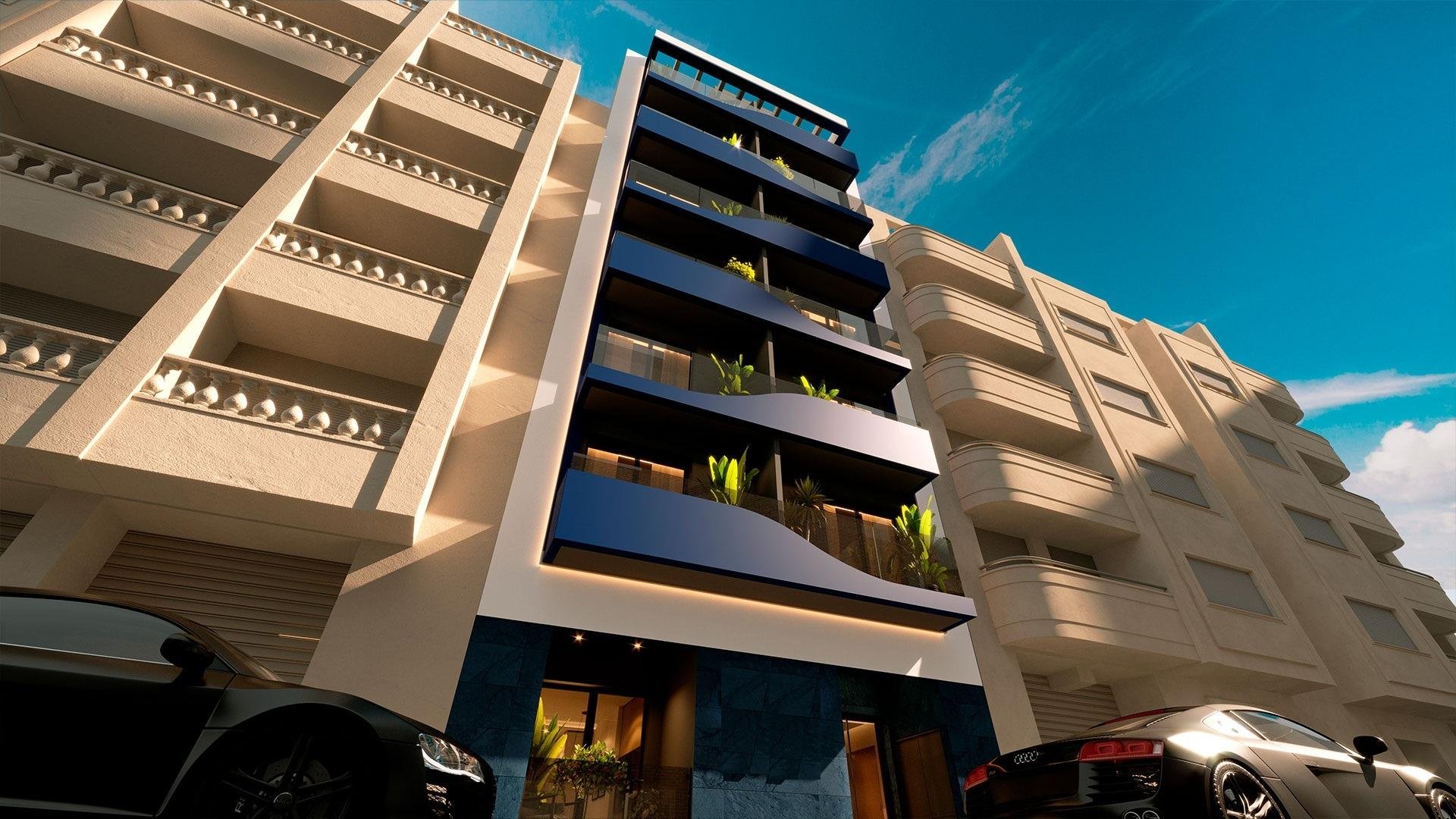 Dzīvoklis Torrevieja, Alicante, Spānijā 1 istaba, 75 m2 Nr. 135280